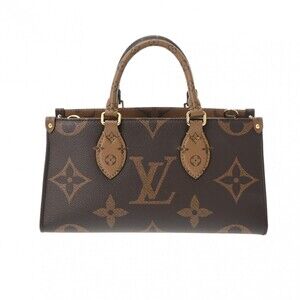 Louis Vuitton Monogram Reverse On the Go EW Shoulder Bag Brown Handbag
